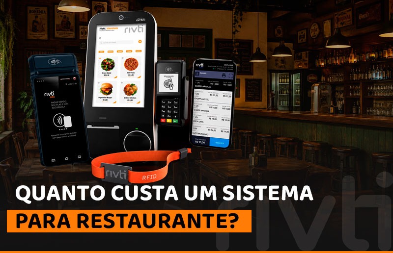 Sistema de gestão para bar ou restaurante com controle de vendas, pedidos, estoque e operação.